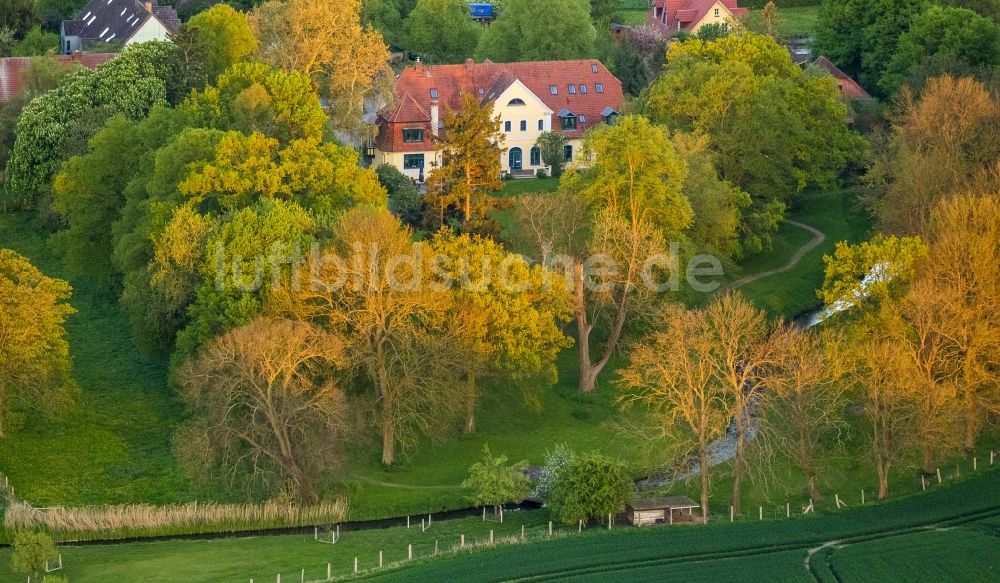 Luftaufnahme Vipperow OT Solzow - Gutshaus Solzow in Vipperow im Bundesland Mecklenburg-Vorpommern