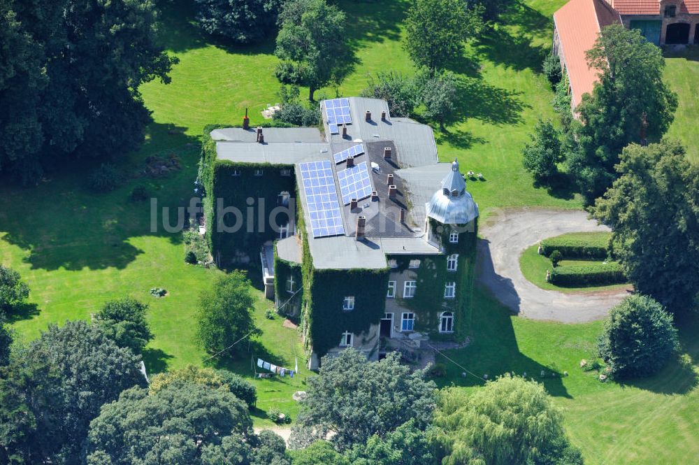 Luftbild Wesselstorf - Gutshaus Wesselstorf bei Tessin