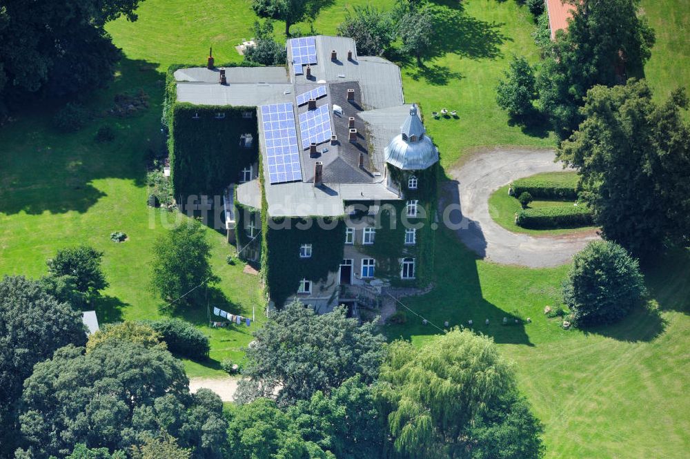 Luftaufnahme Wesselstorf - Gutshaus Wesselstorf bei Tessin