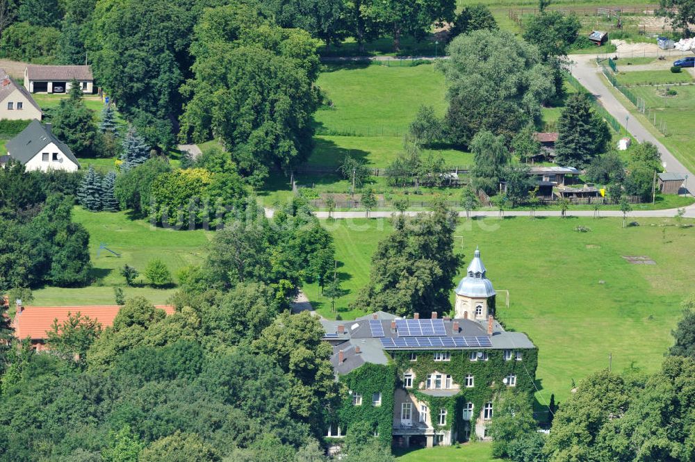 Luftaufnahme Wesselstorf - Gutshaus Wesselstorf bei Tessin