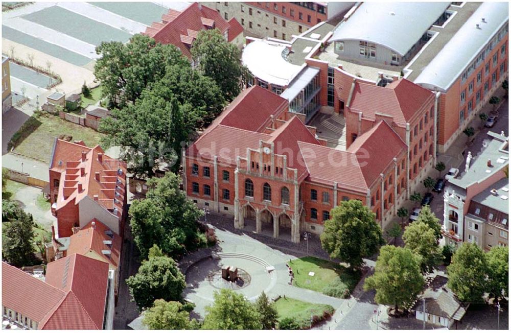 Halberstadt aus der Vogelperspektive: Gymnasium Martineum in Halberstadt