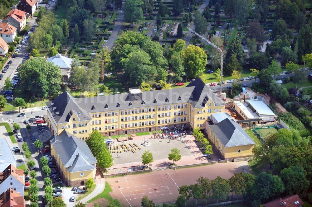 Luftaufnahme St. Wendel - Gymnasium Wendalinum in St. Wendel im Saarland