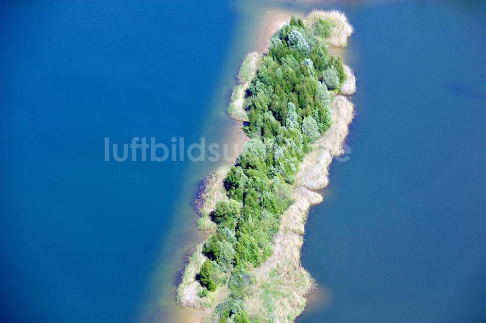 Berlin Kaulsdorf von oben - Habermannsee in Berlin-Kaulsdorf