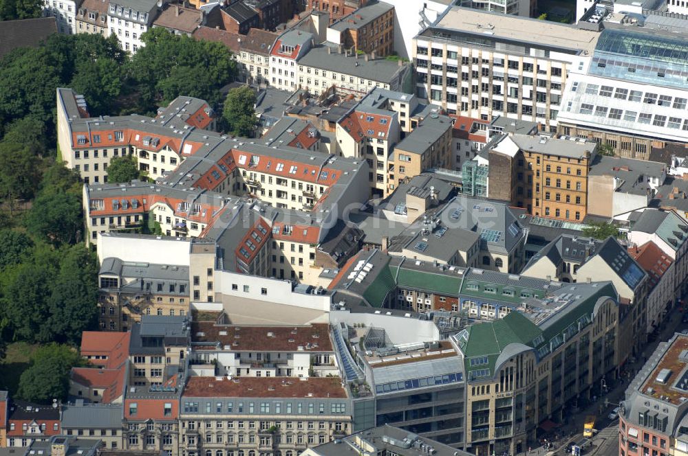 Berlin aus der Vogelperspektive: Hackeschen Höfe in Berlin - Mitte