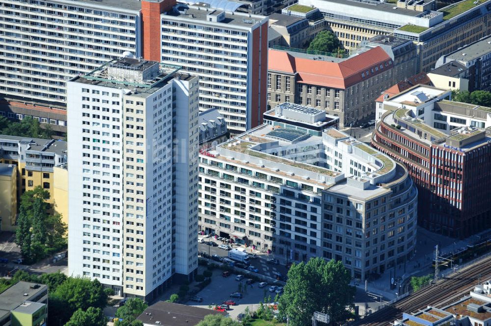 Luftaufnahme - Hackesches Quartier in Berlin Mitte