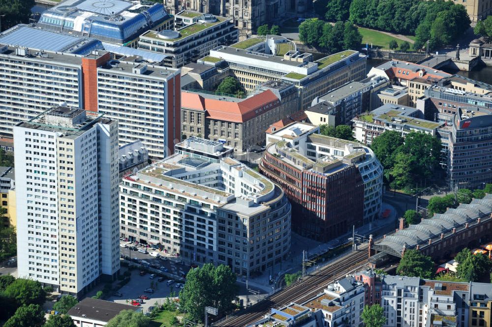 Berlin Mitte von oben - Hackesches Quartier in Berlin Mitte