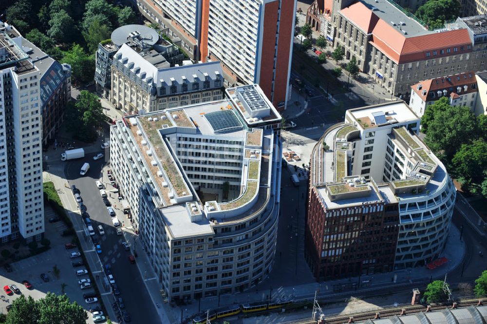 Luftaufnahme Berlin Mitte - Hackesches Quartier in Berlin Mitte