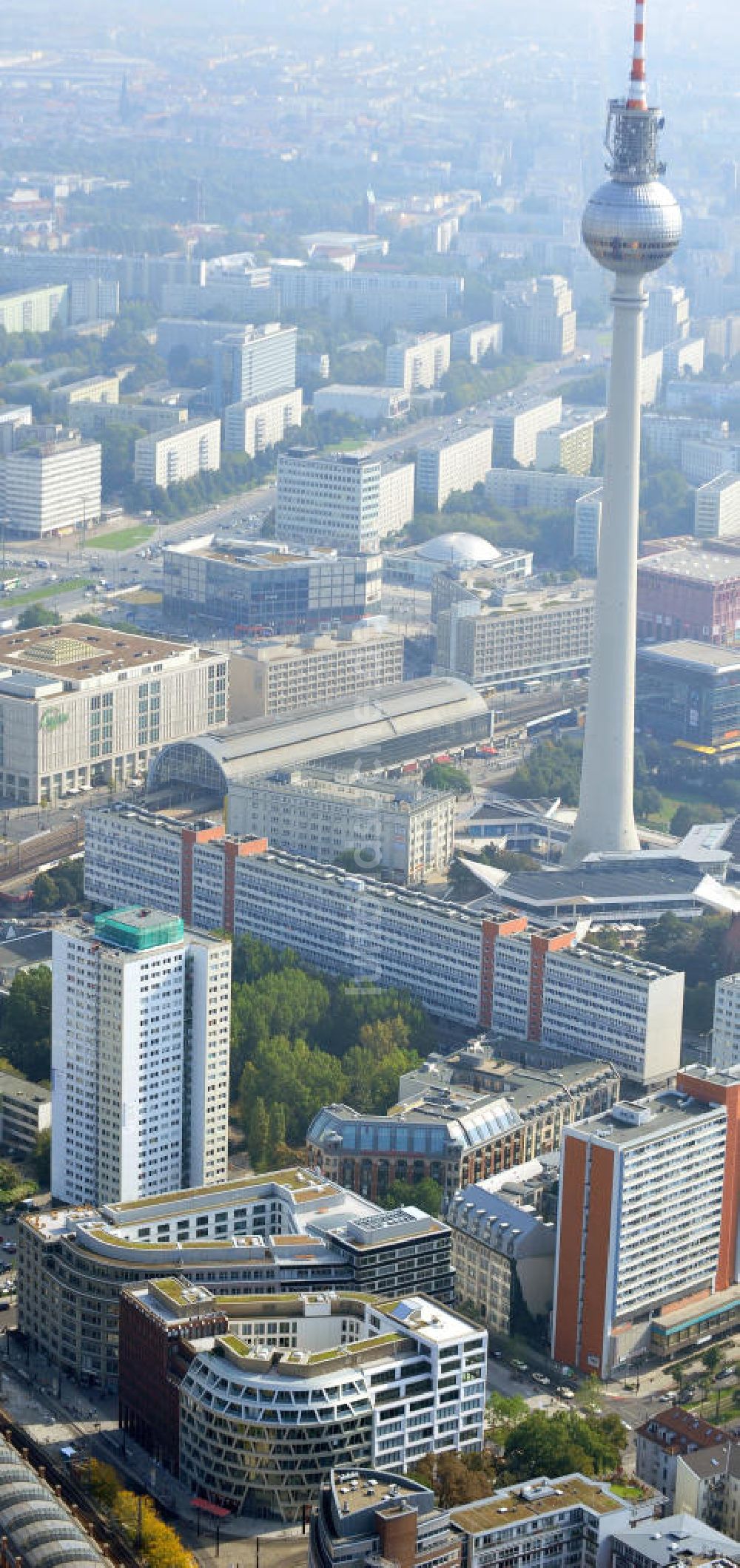 Berlin Mitte aus der Vogelperspektive: Hackesches Quartier in Berlin Mitte