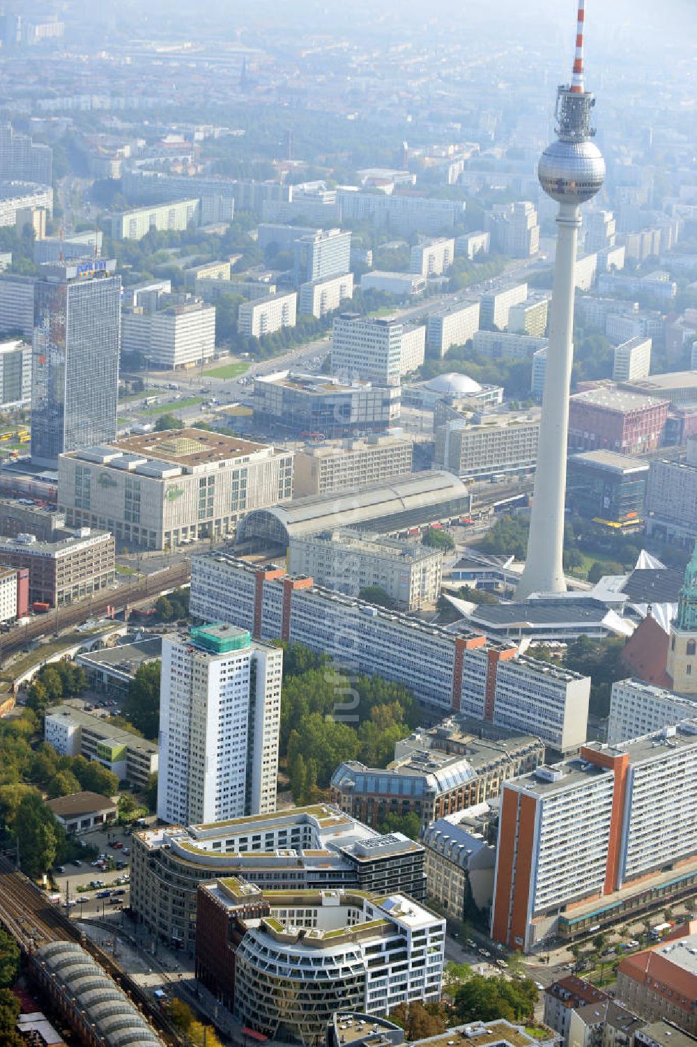 Luftbild Berlin Mitte - Hackesches Quartier in Berlin Mitte