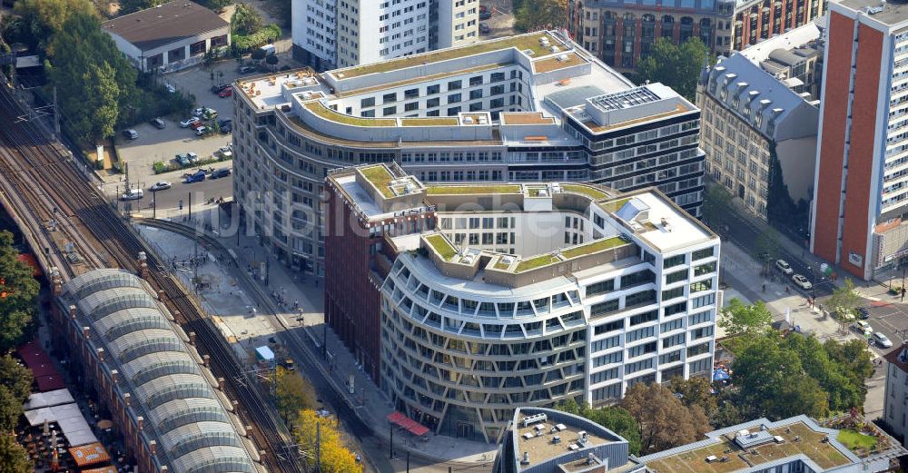 Berlin Mitte aus der Vogelperspektive: Hackesches Quartier in Berlin Mitte