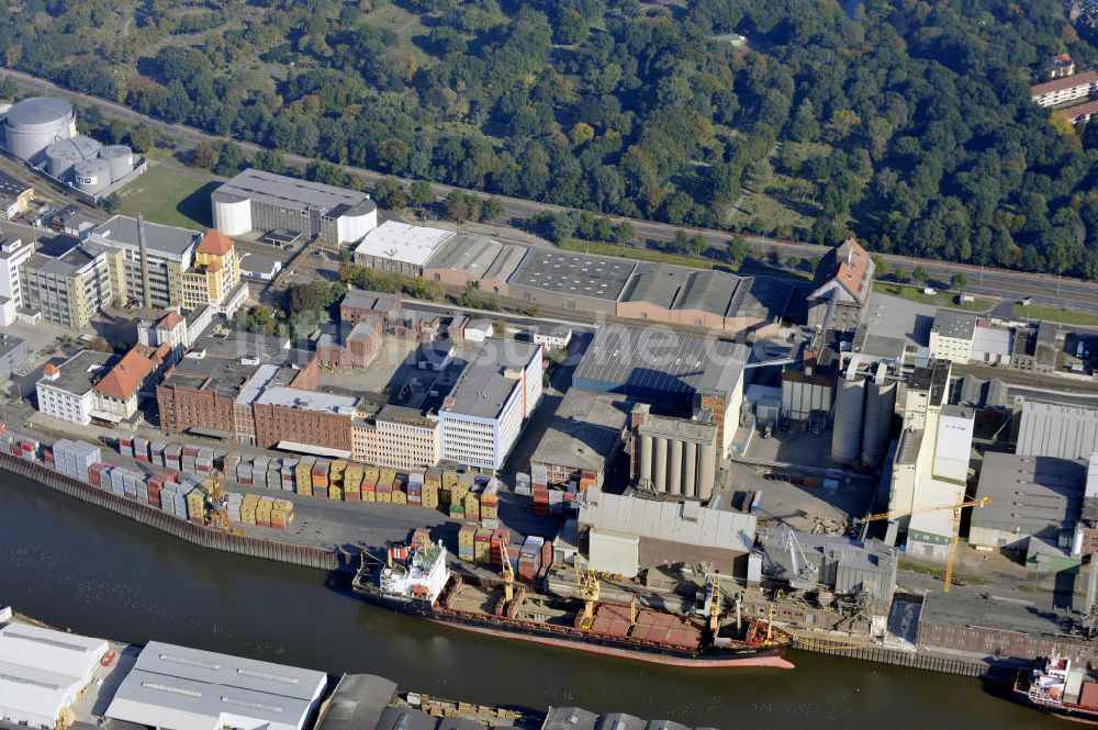 Luftaufnahme Bremen - Hafen in Bremen