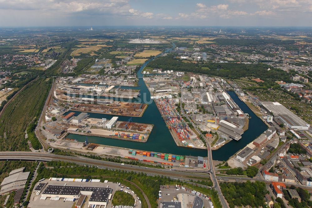 Luftaufnahme Dortmund - Hafen in Dortmund im Bundesland Nordrhein-Westfalen