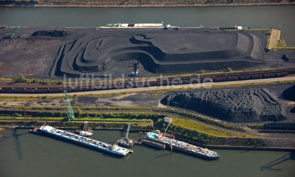 Luftbild Duisburg - Hafen von Duisburg im Bundesland Nordrhein-Westfalen