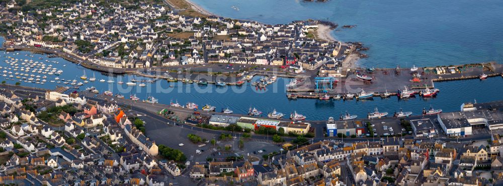 Treffiagat aus der Vogelperspektive: Hafen von Guilvinec / Port du Guilvinec-Treffiagat in Treffiagat in Bretagne, Frankreich