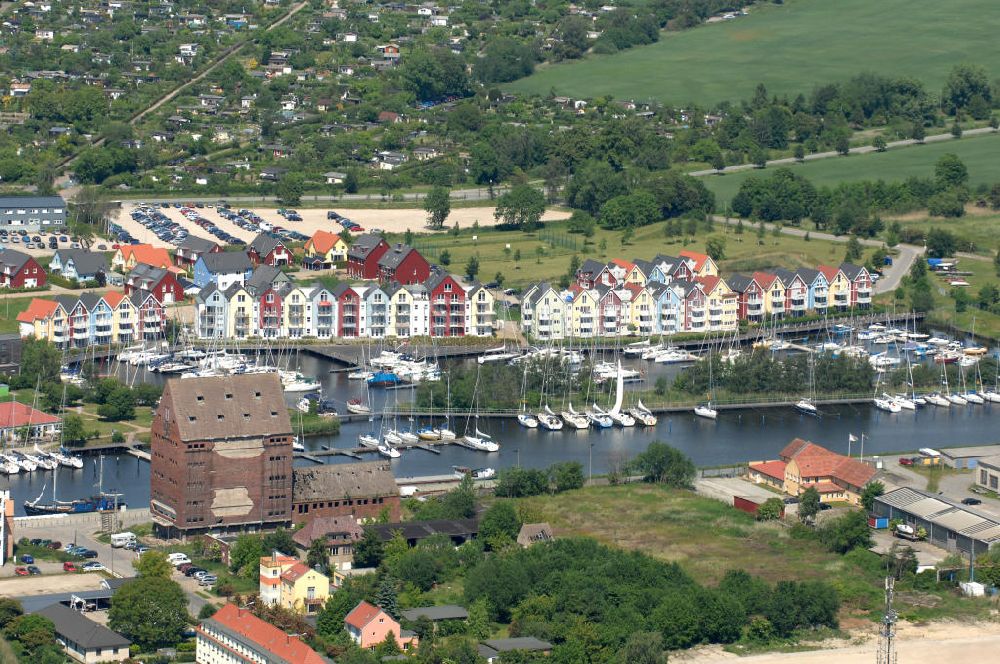 Luftbild Greifswald - Hafen / harbor / harbour Greifswald MV