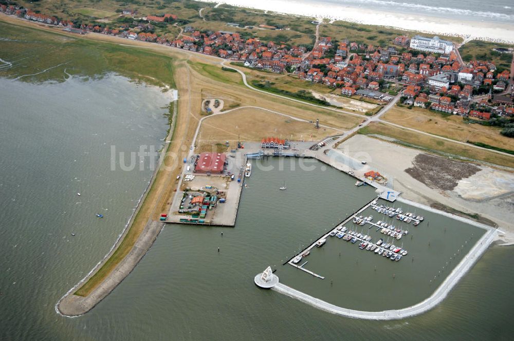 Luftaufnahme Juist - Hafen Juist