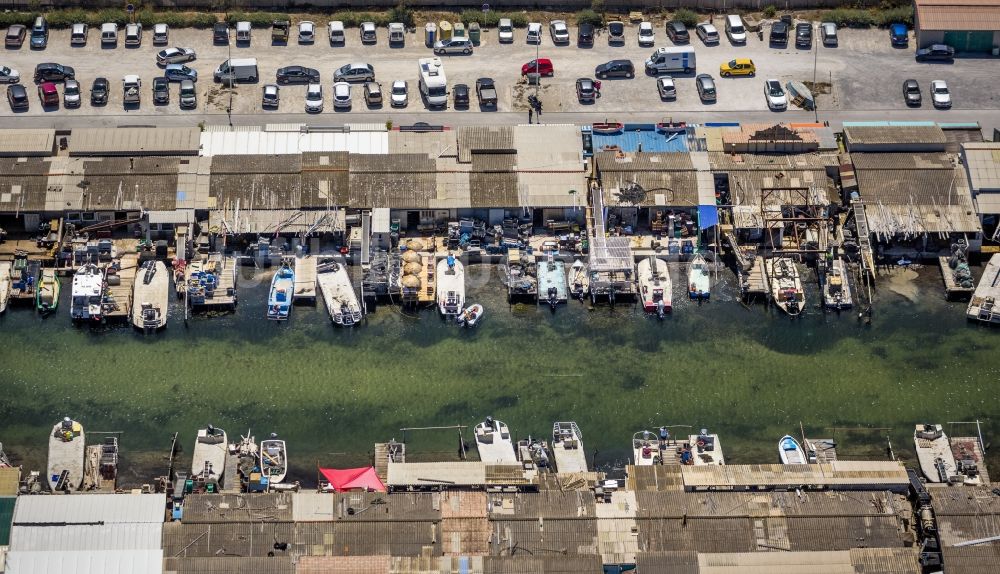 Luftbild Leucate - Hafen in Leucate in Frankreich