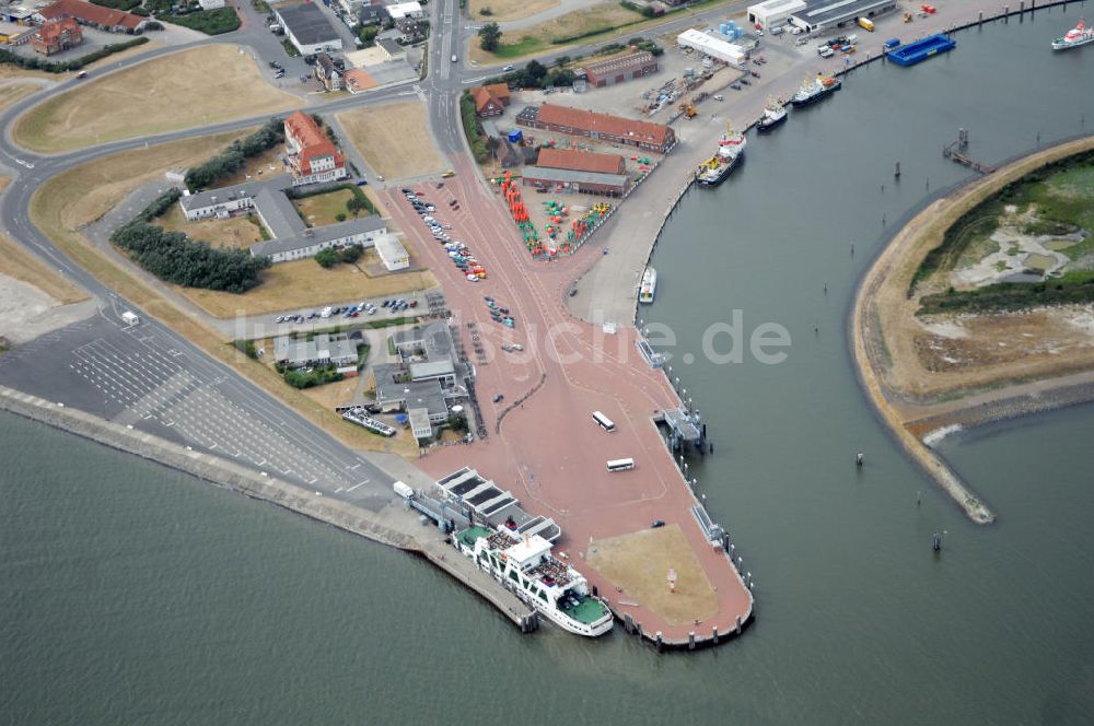 Norderney aus der Vogelperspektive: Hafen Norderney