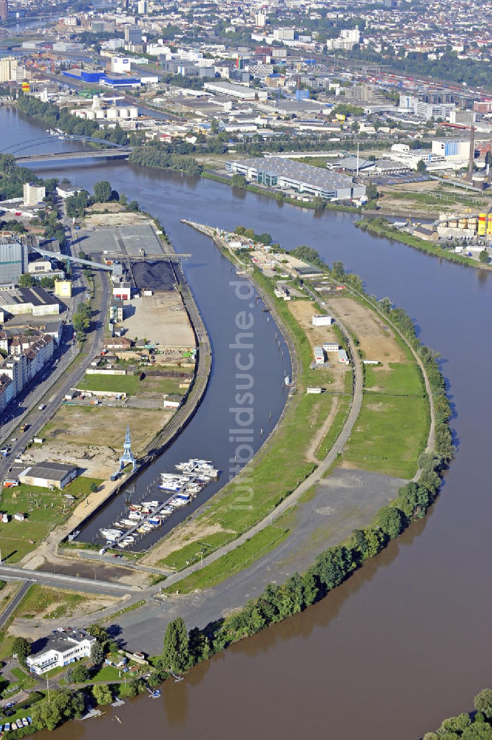 Luftbild Offenbach - Hafen von Offenbach