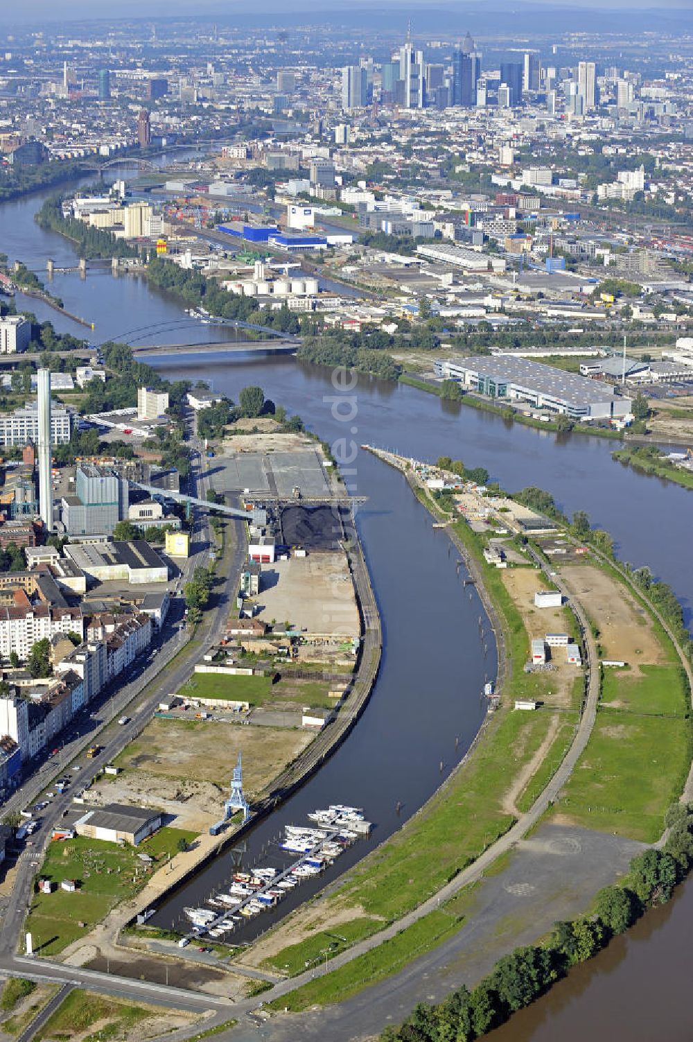 Luftaufnahme Offenbach - Hafen von Offenbach