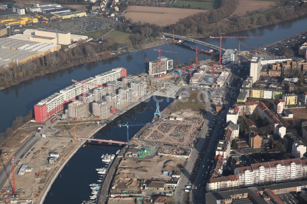 Luftbild Offenbach am Main - Hafen in Offenbach am Main im Bundesland Hessen