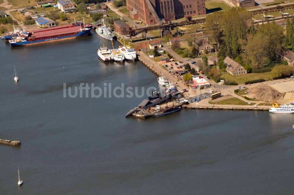 Luftbild Peenemünde - Hafen von Peenemünde auf der Insel Usedom im Bundesland Mecklenburg-Vorpommern