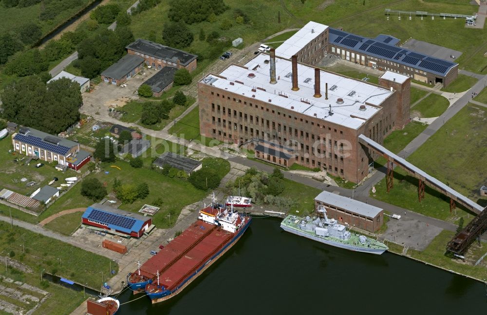 Luftbild Peenemünde - Hafen von Peenemünde auf der Insel Usedom im Bundesland Mecklenburg-Vorpommern