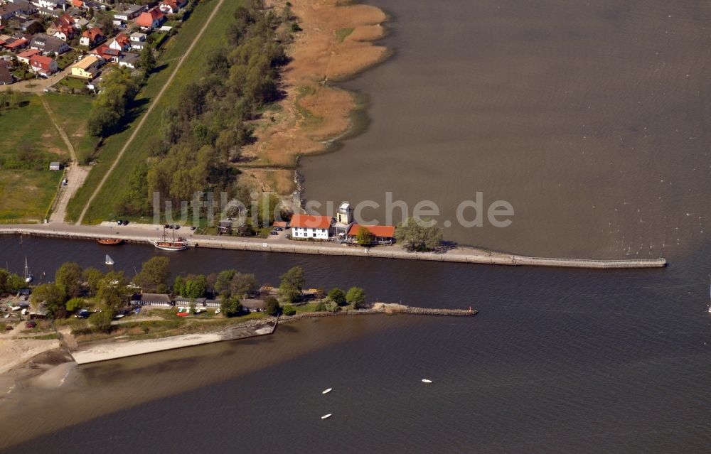 Luftbild Greifswald OT Wieck - Hafen von Wieck im Bundesland Mecklenburg-Vorpommern