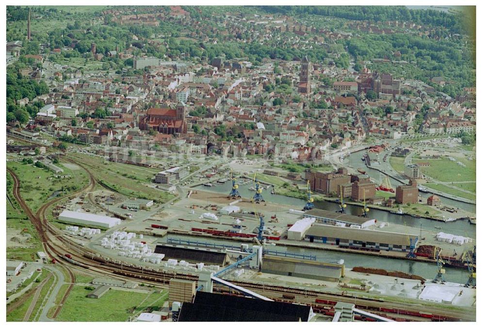 Luftbild Wismar - Hafen Wismar