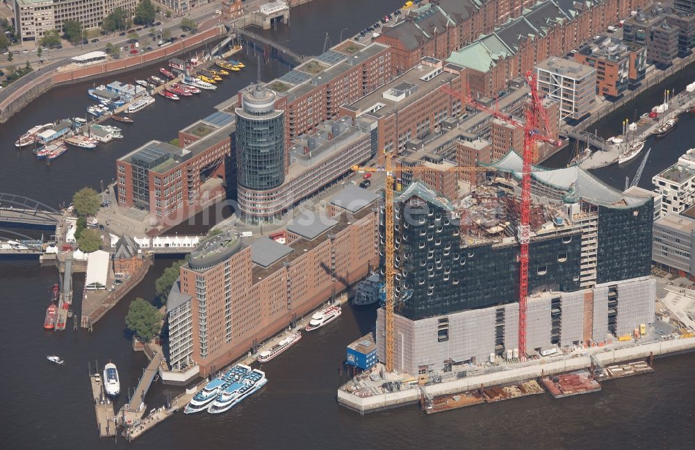 Luftaufnahme Hamburg - Hafencity in Hamburg im Bundesland Hamburg