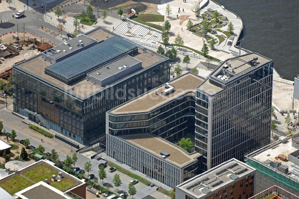 Luftaufnahme Hamburg - HafenCity Neubauten