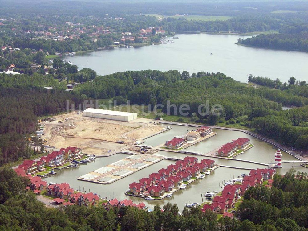 Luftaufnahme Rheinsberg - Hafendorf