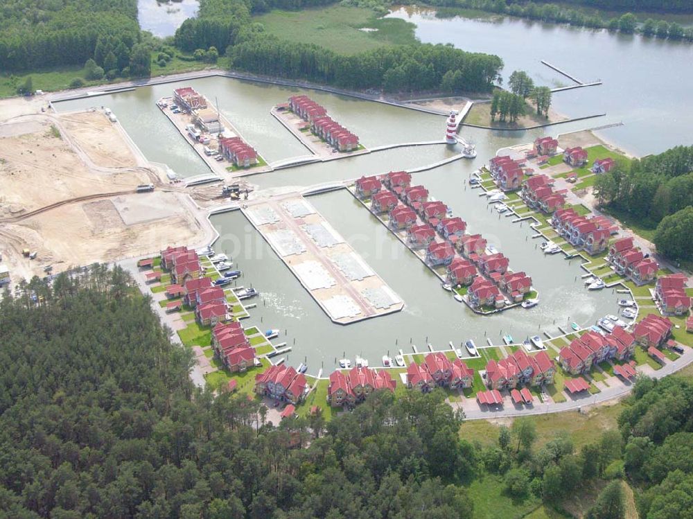 Luftbild Rheinsberg - Hafendorf