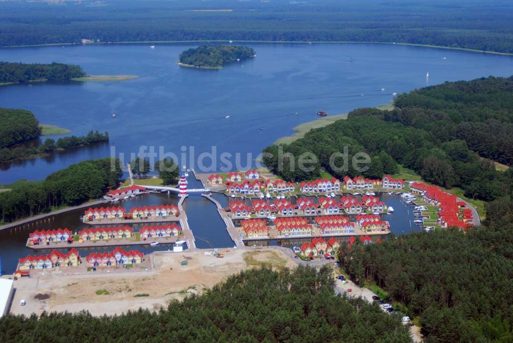 Luftaufnahme Rheinsberg - Hafendorf