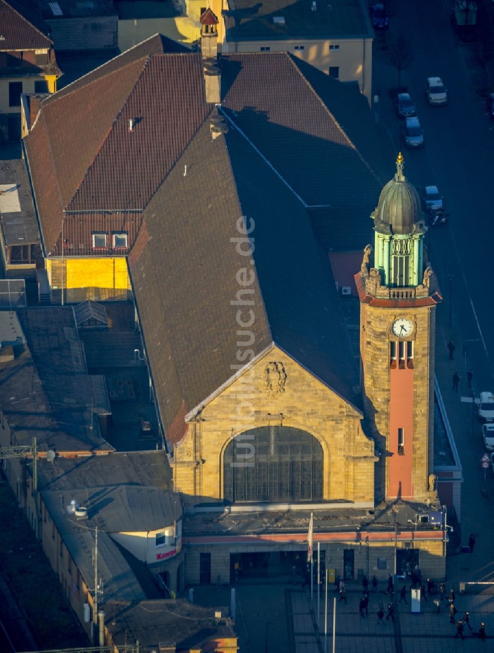 Luftaufnahme Hagen - Hagen Hauptbahnhof in Nordrhein-Westfalen, Deutschland