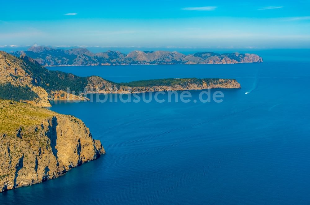 Luftaufnahme Alcudia - Halbinsel auf dem Cap de Pinar in Alcudia in Balearische Inseln, Spanien