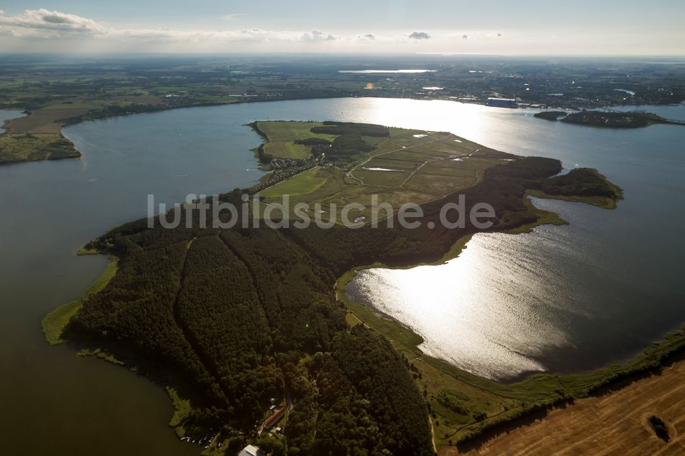 Luftbild Gustow OT Drigge - Halbinsel Drigge in Gustow auf der Insel Rügen in Mecklenburg-Vorpommern