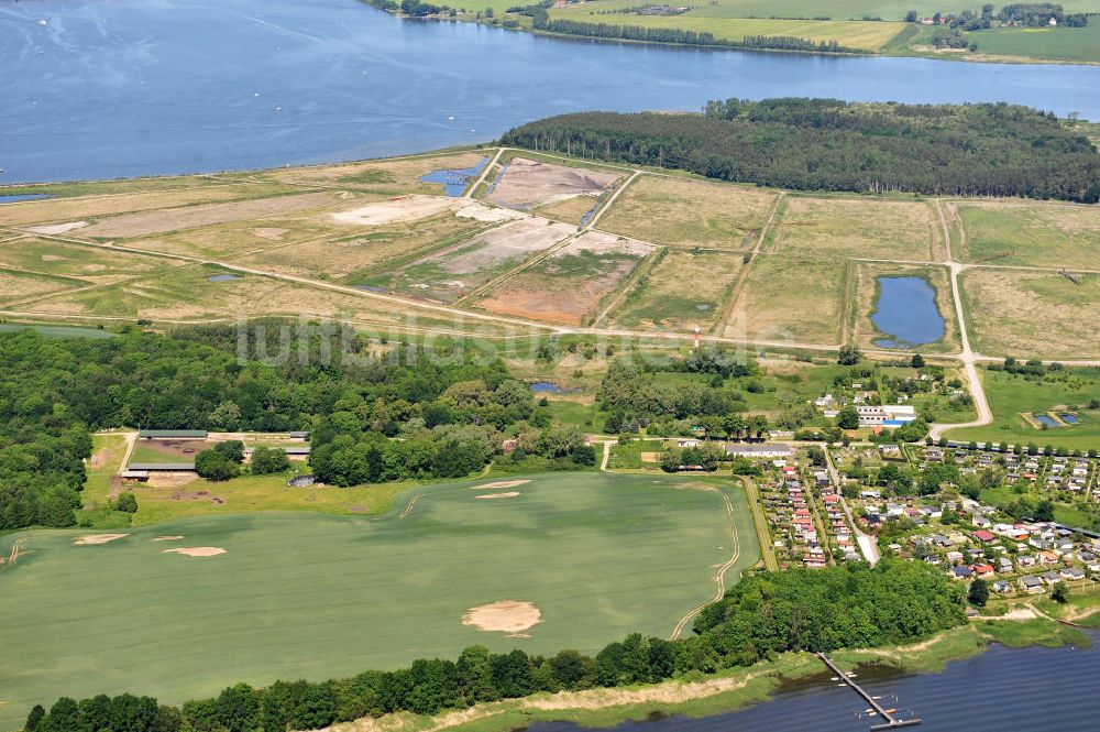 Drigge aus der Vogelperspektive: Halbinsel Drigge in Mecklenburg-Vorpommern