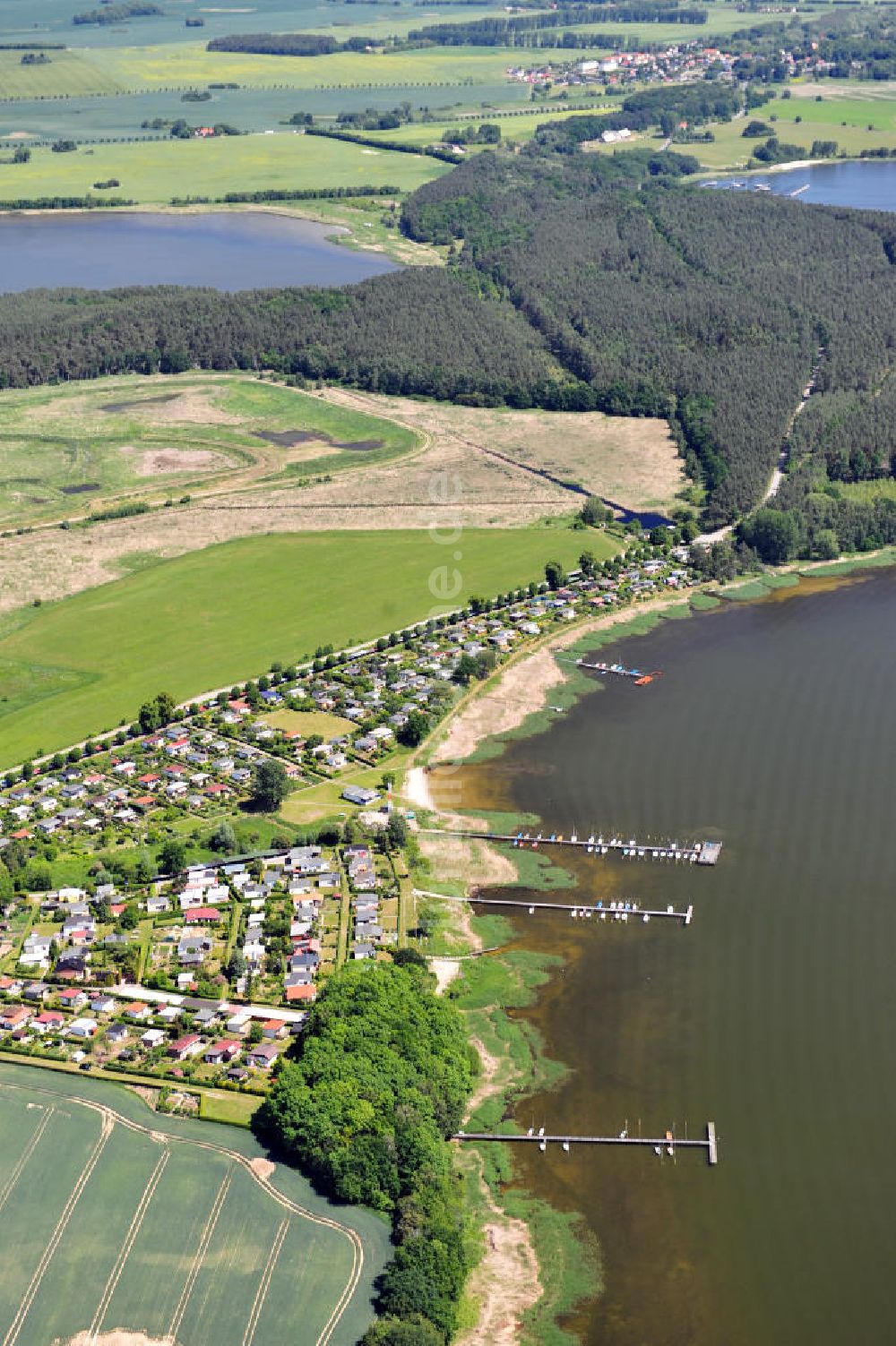 Luftaufnahme Drigge - Halbinsel Drigge in Mecklenburg-Vorpommern