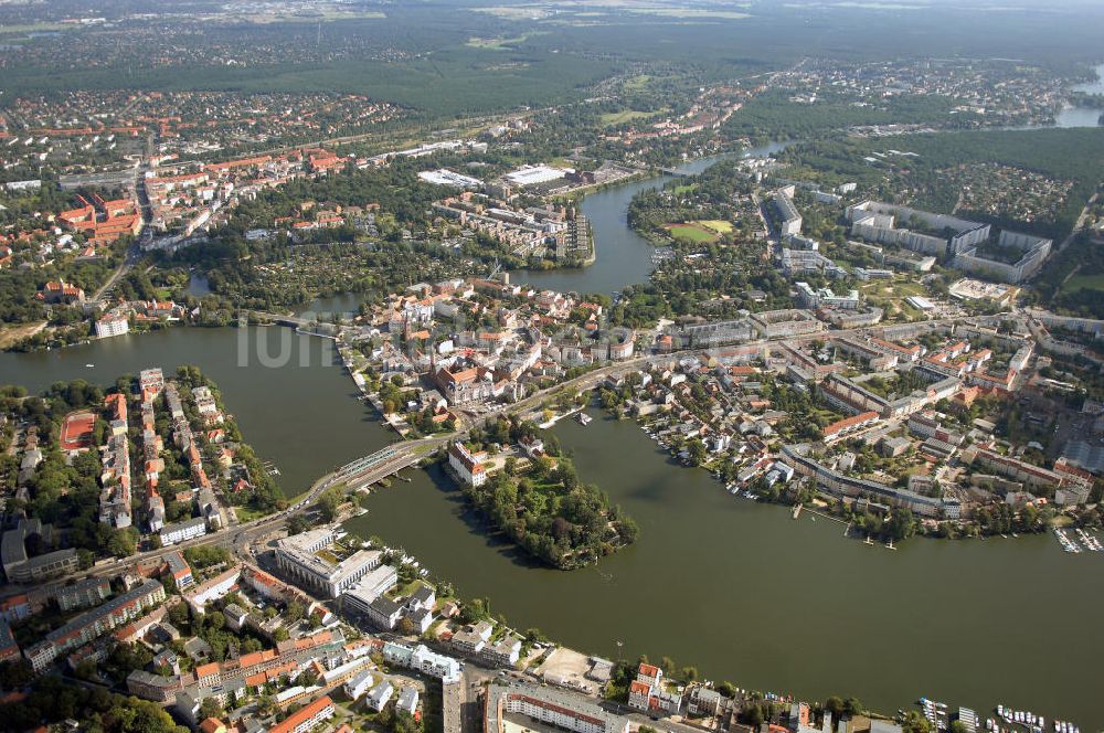 Luftbild Berlin - Halbinsel der Köpenicker Altstadt