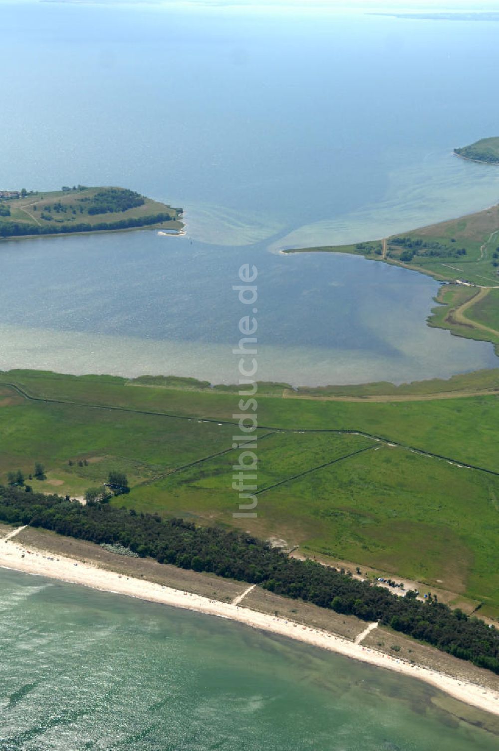 Groß Zicker von oben - Halbinsel Mönchgut Insel / Island Rügen