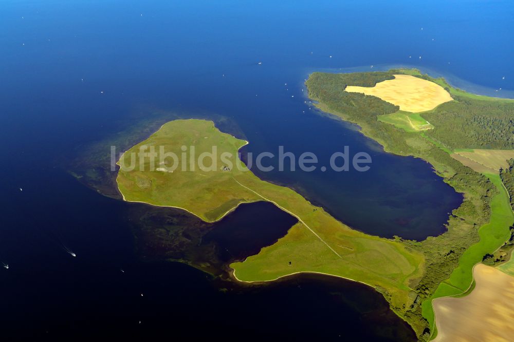 Luftbild Ludorf - Halbinsel auf der Müritz in Ludorf im Bundesland Mecklenburg-Vorpommern, Deutschland