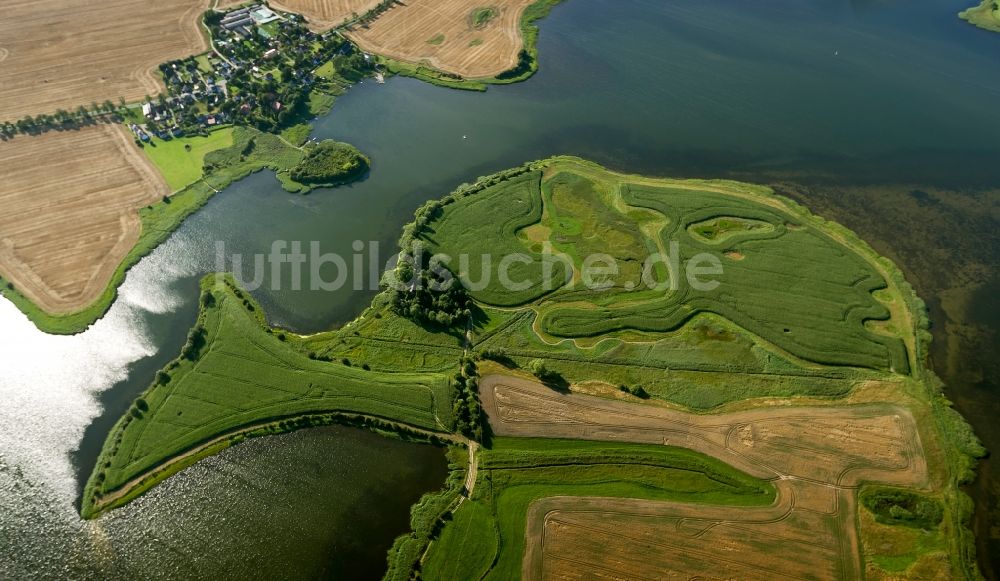 Garz/Rügen aus der Vogelperspektive: Halbinsel Zudar bei Garz/Rügen auf der Insel Rügen in Mecklenburg-Vorpommern