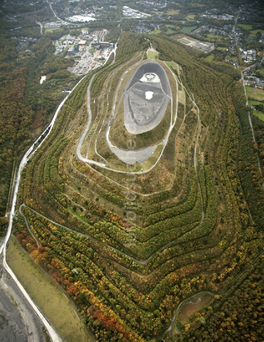 Luftaufnahme Bottrop - Halde Haniel in Bottrop in Nordrhein-Westfalen