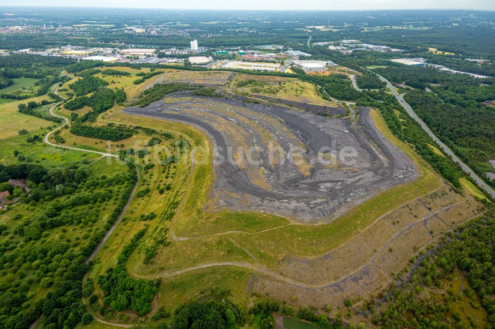 Dorsten aus der Vogelperspektive: Halde Hürfeld in Dorsten im Bundesland Nordrhein-Westfalen