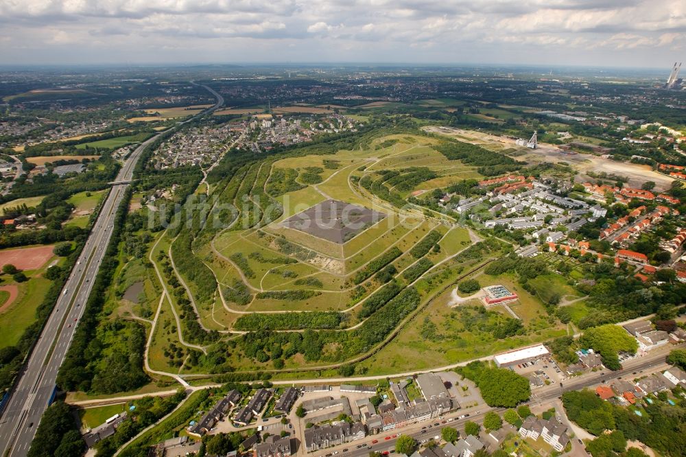 Gelsenkirchen von oben - Halde Rungenberg in Gelsenkirchen im Bundesland Nordrhein-Westfalen