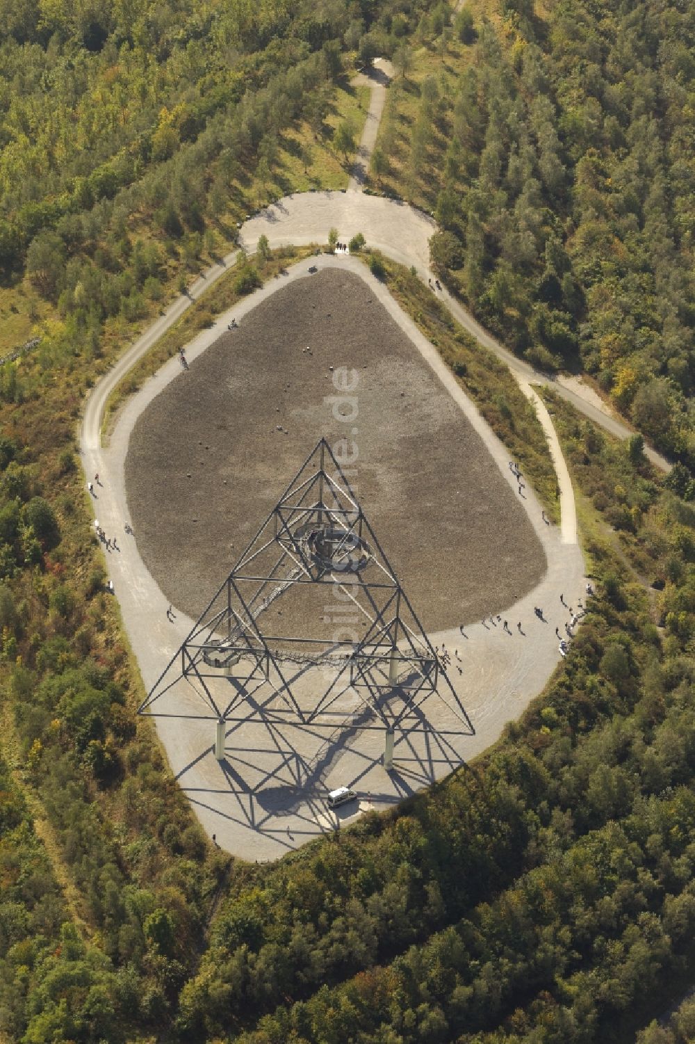 Bottrop von oben - Haldenereignis Emscherblick in Bottrop im Bundesland Nordrhein-Westfalen