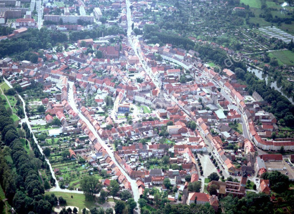 Luftbild Haldensleben - 16.08.2002 Haldensleben in Sachsen - Anhalt