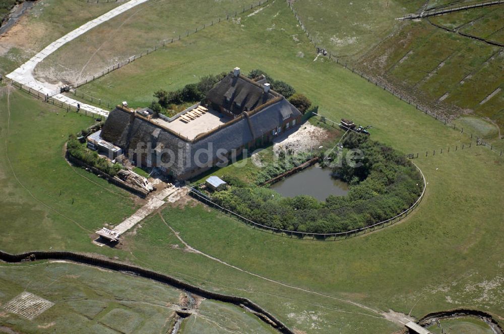 Luftbild Hallig Süderoog - Hallig Süderoog