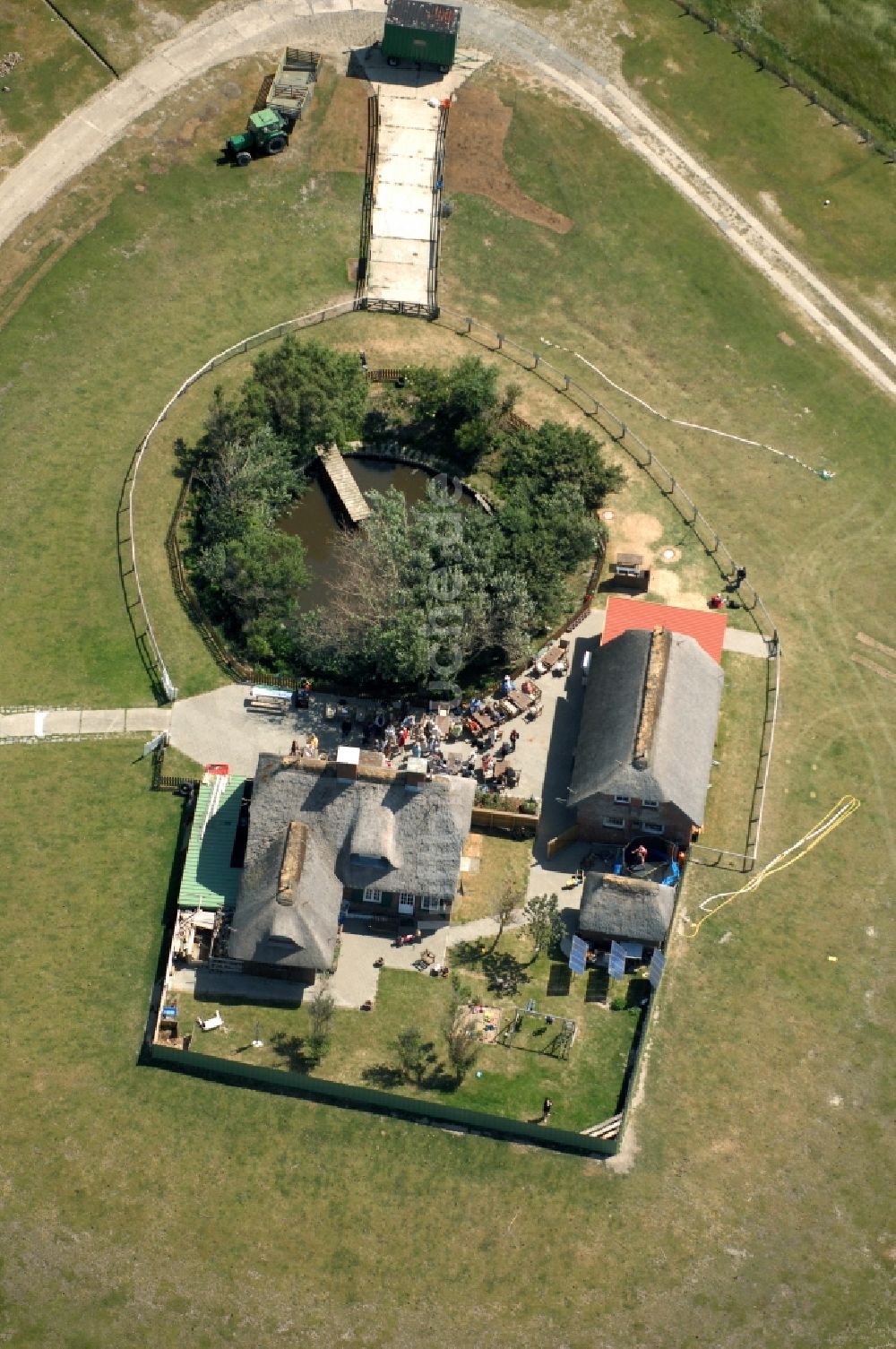 Pellworm aus der Vogelperspektive: Hallig Südfall bei Pellworm im Bundesland Schleswig-Holstein